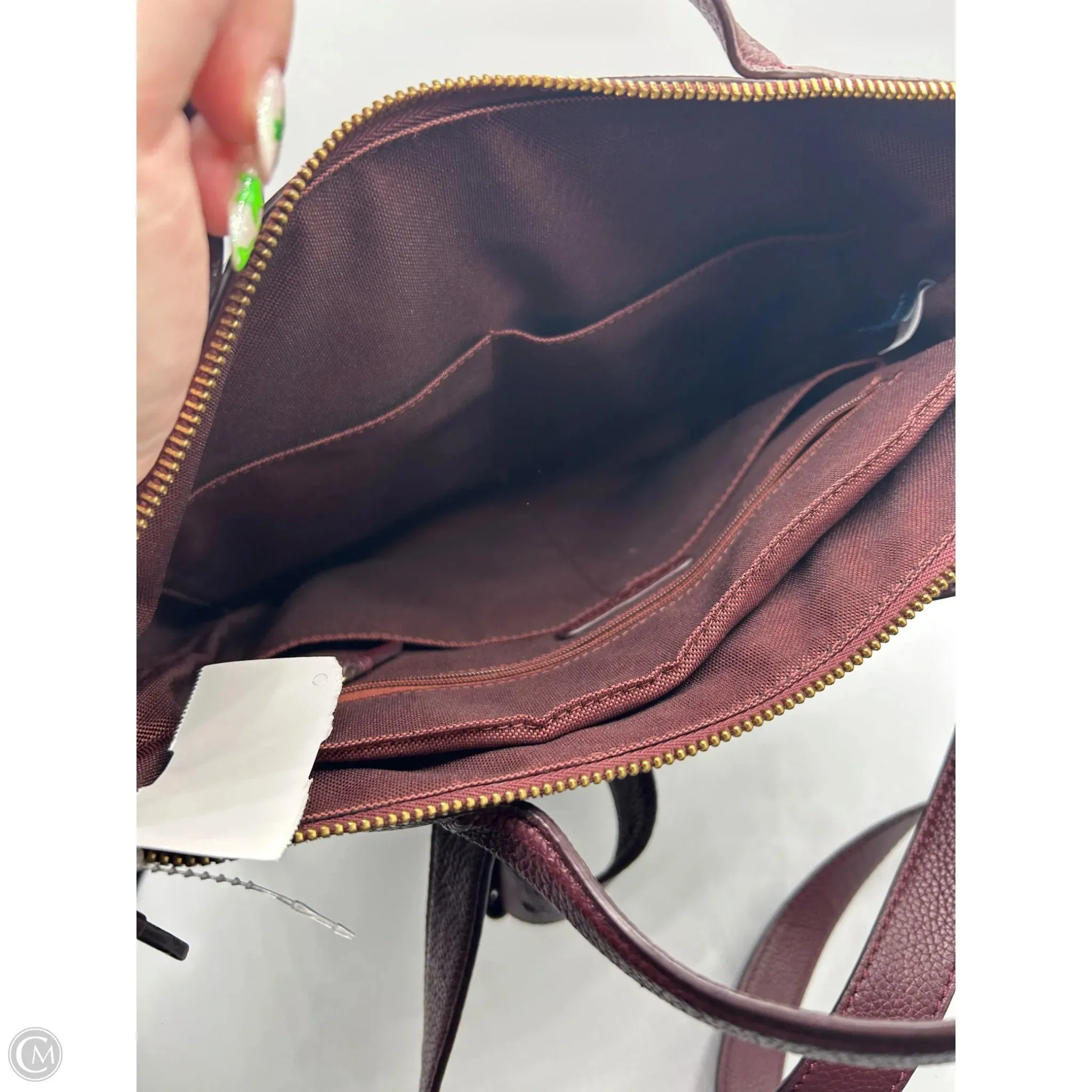 Backpack Leather By Cole-haan, Size: Medium