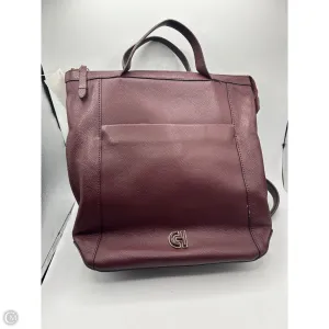 Backpack Leather By Cole-haan, Size: Medium