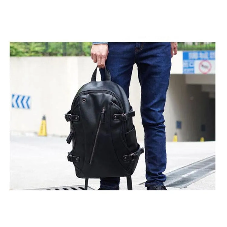 Backpack USB Charging <br> Vegan Leather