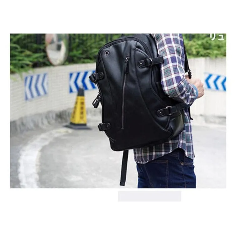 Backpack USB Charging <br> Vegan Leather