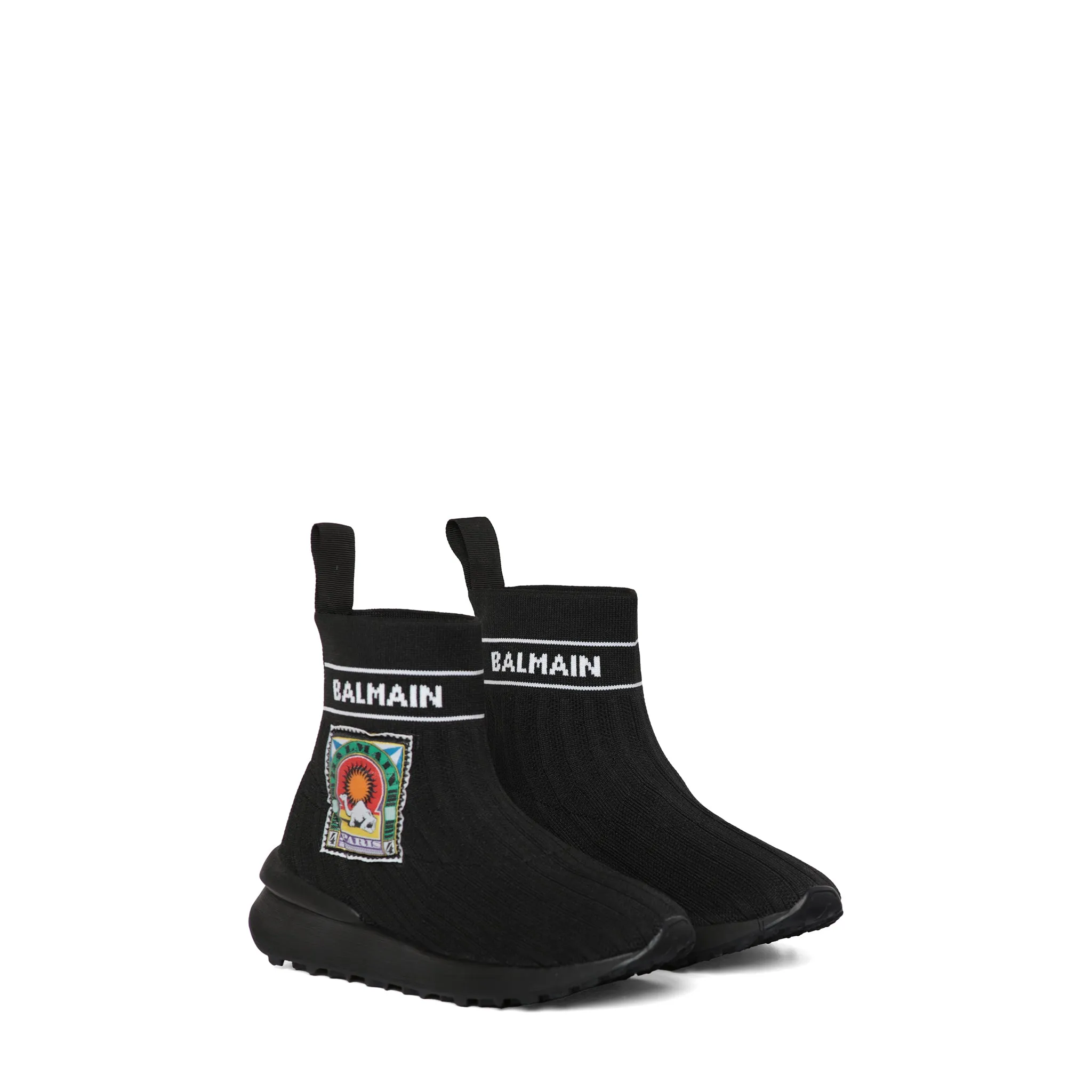 Balmain Kids Desert Patch Sock Shoe