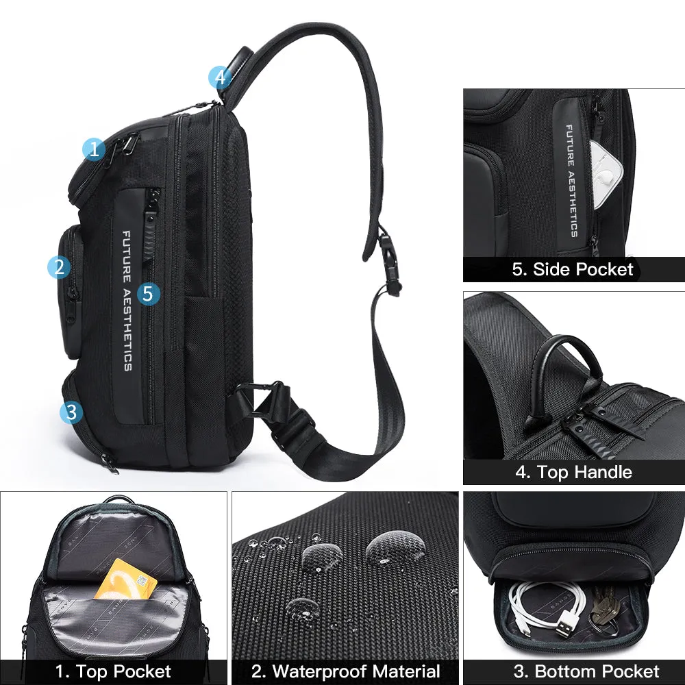 Bange Fashion Anti-theft Sling Backpack bag For Men or Women