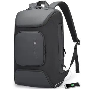 BANGE Laptop Backpack 15.6inch Business Travelling Backpack with USB Charger Port,Weekender Carry-On Backpack