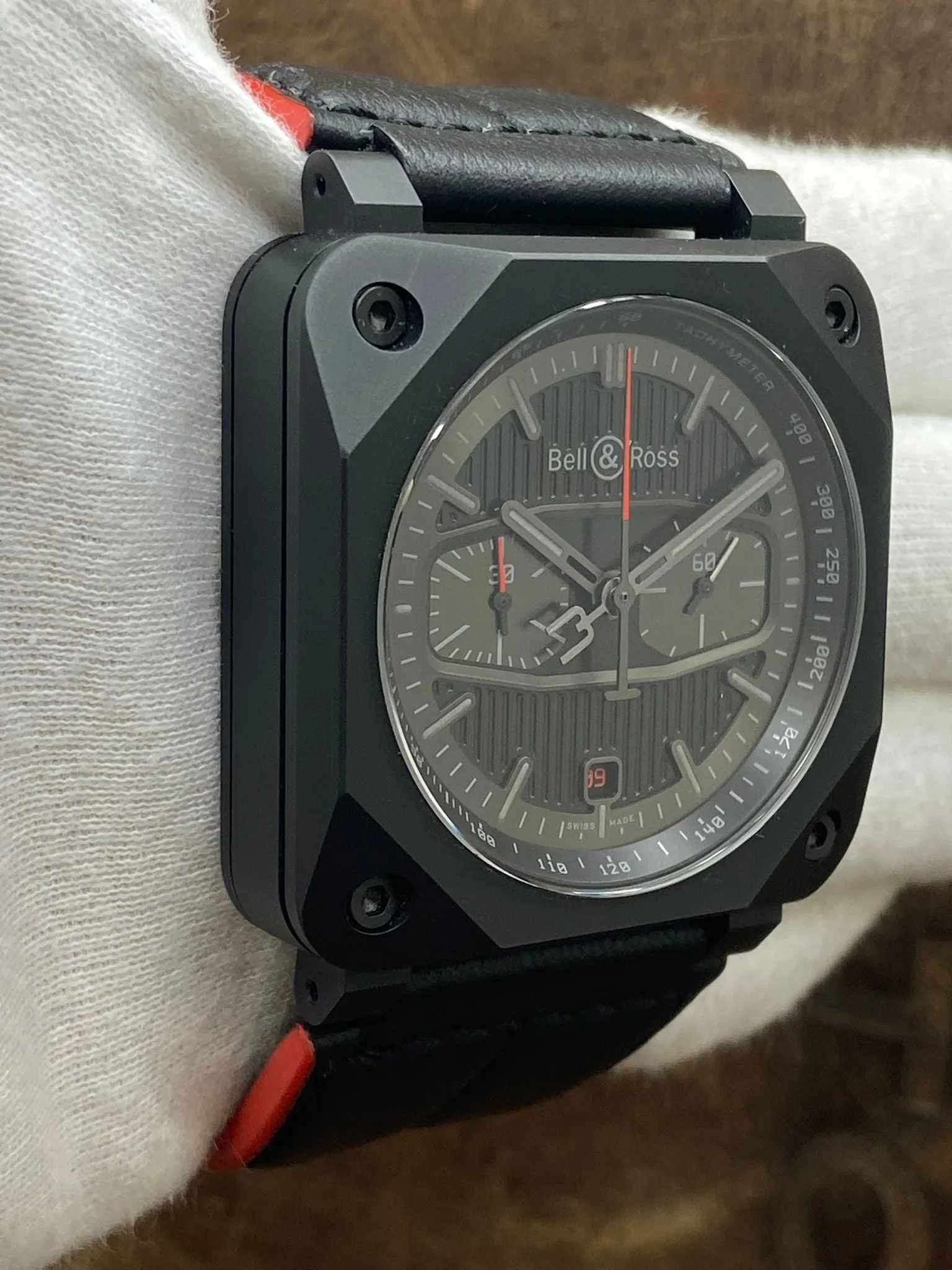 Bell & Ross Chrono Blacktrack L.E 500pcs Ceramic 42mm BR03-94 Black Dial Automatic Men's Watch