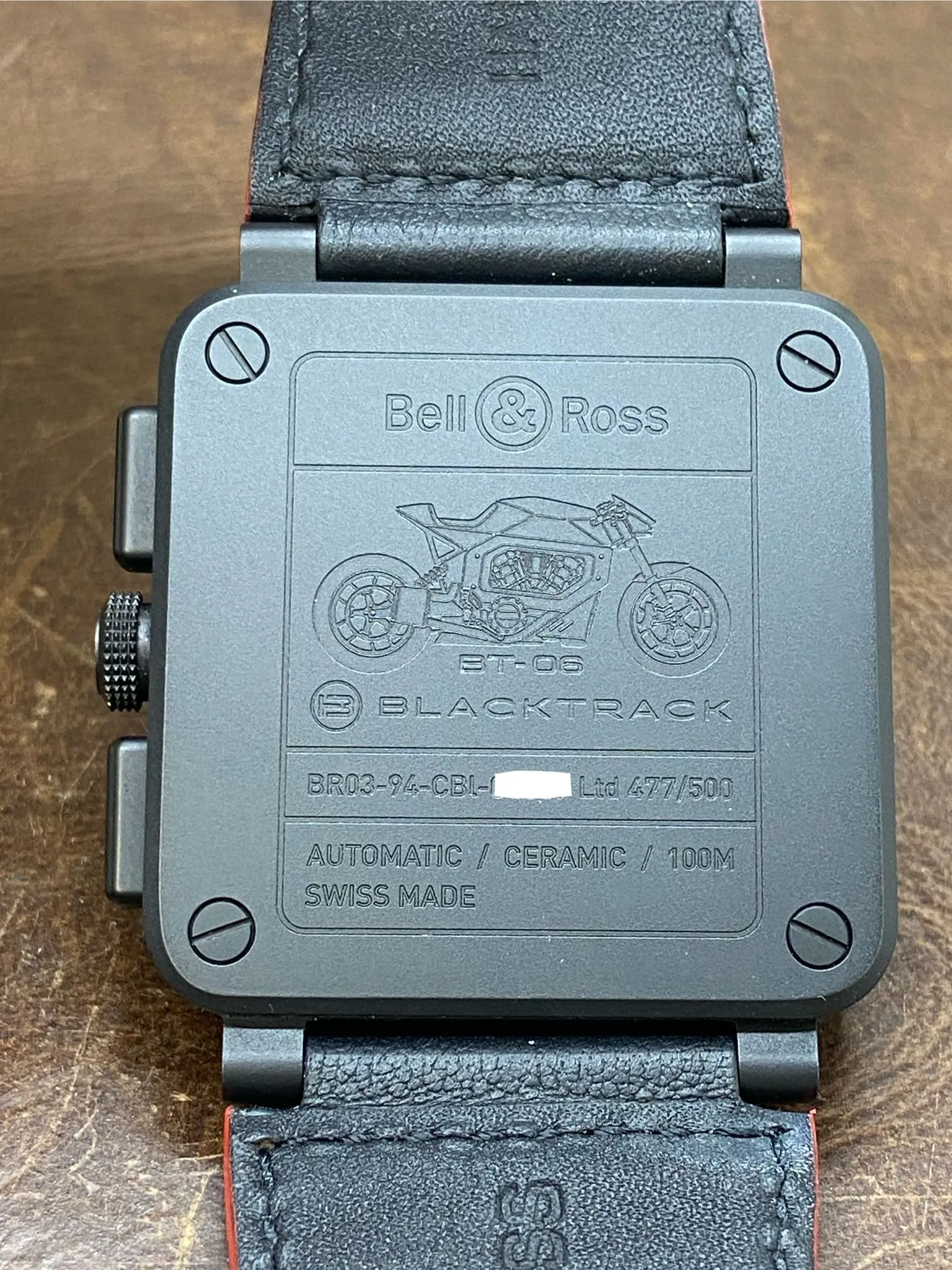 Bell & Ross Chrono Blacktrack L.E 500pcs Ceramic 42mm BR03-94 Black Dial Automatic Men's Watch