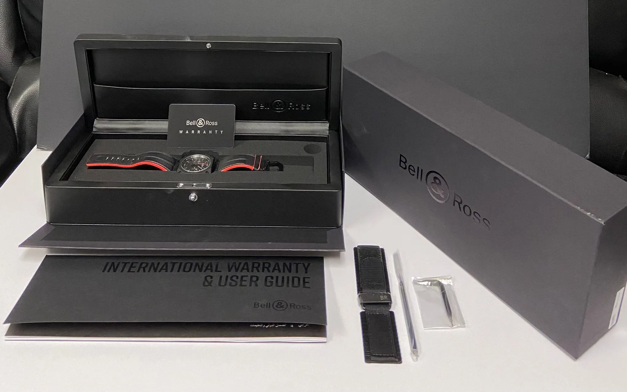 Bell & Ross Chrono Blacktrack L.E 500pcs Ceramic 42mm BR03-94 Black Dial Automatic Men's Watch