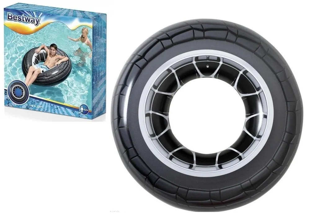 Bestway 47"/ 1.19M High Velocity Tire Tube (Contents:1 swim tube,repair patch.)