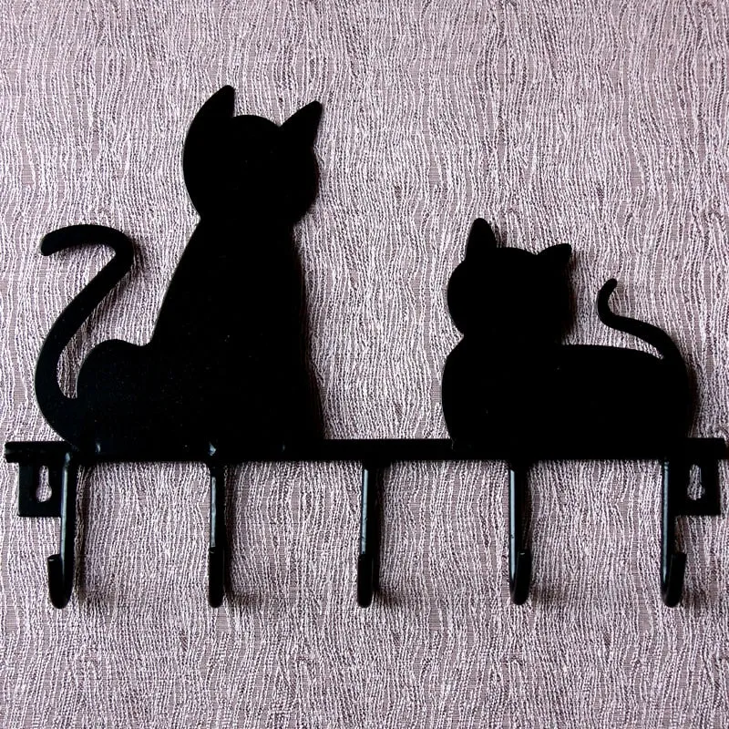Black Cat Wall Hook