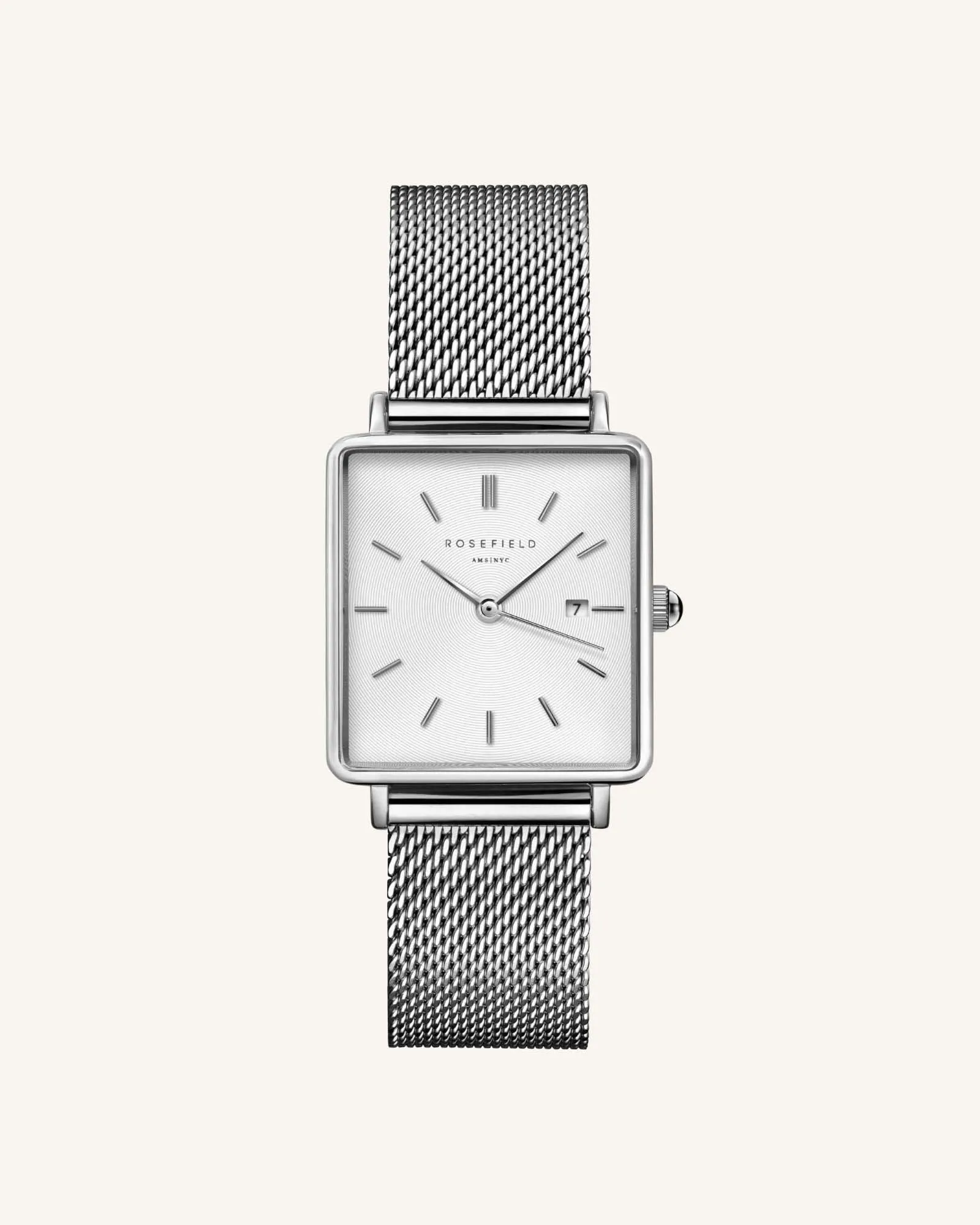 Boxy Silver Mesh