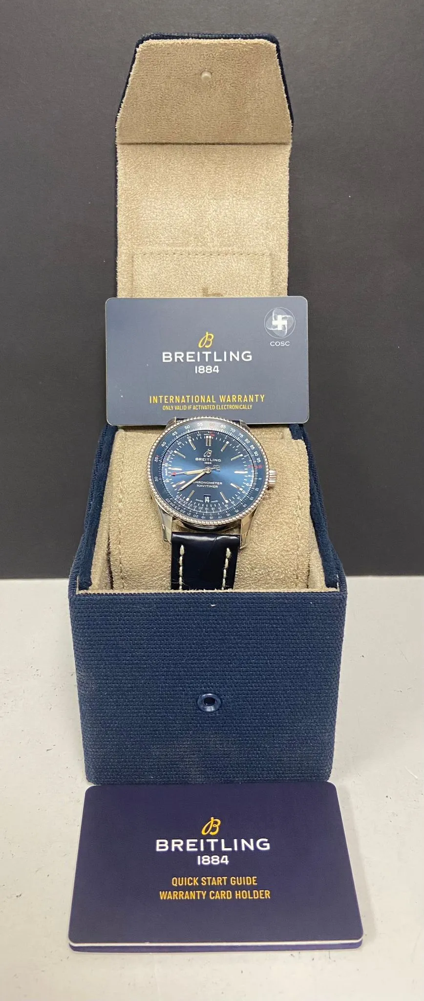 Breitling Navitimer 41mm A17326161C1P3 Blue Dial Automatic Men's Watch