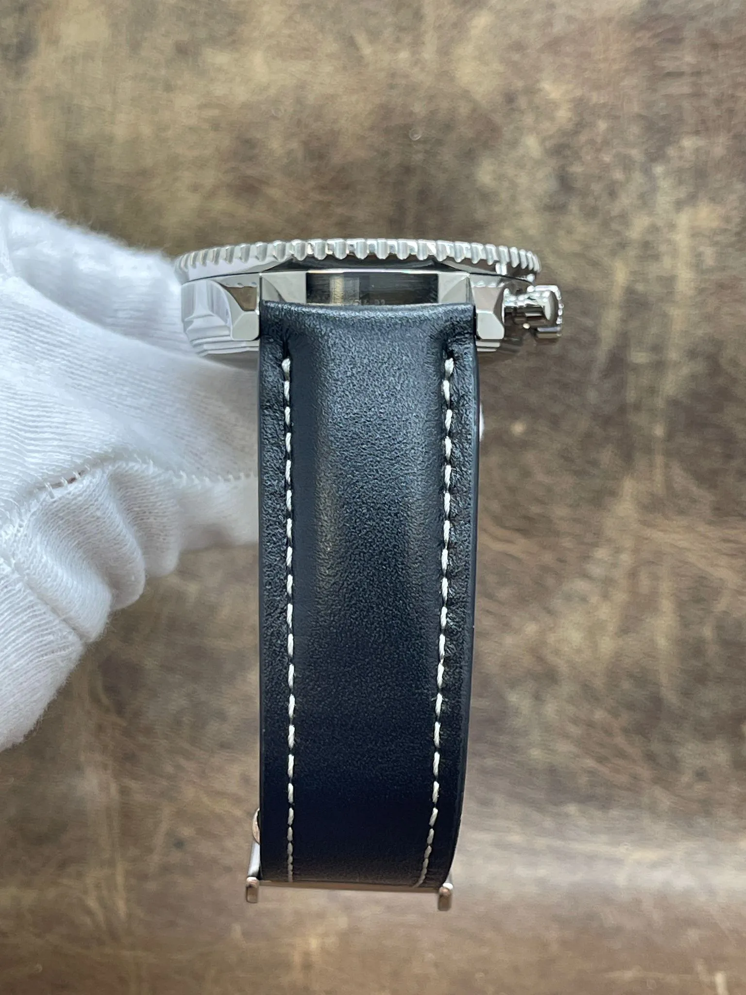 Breitling Navitimer AOPA 75th Ann 750pcs Custom Strap A23322 Black Dial Automatic Men's Watch