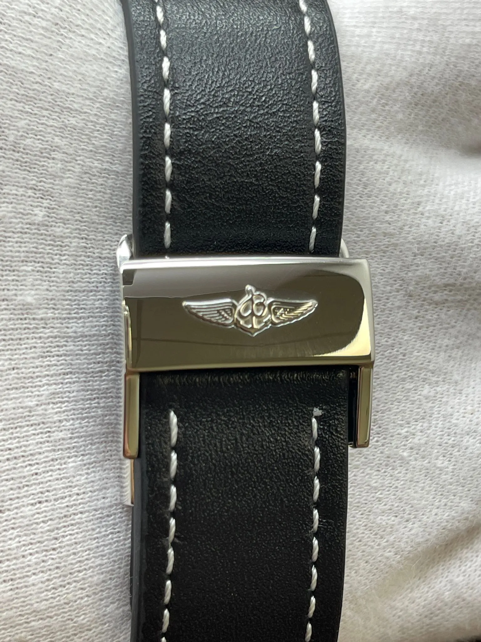 Breitling Navitimer AOPA 75th Ann 750pcs Custom Strap A23322 Black Dial Automatic Men's Watch
