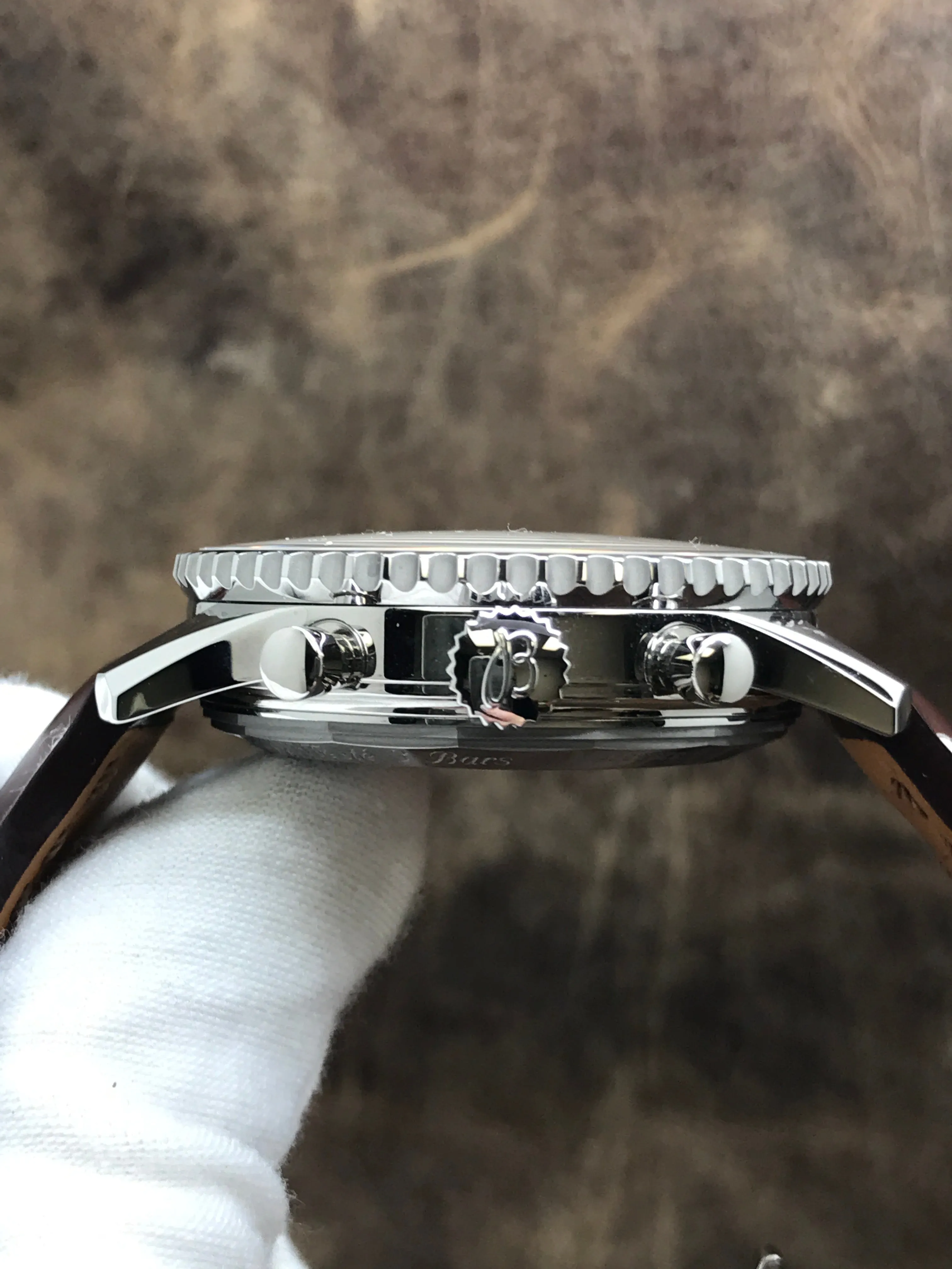 Breitling Navitimer B01 Chronograph 43 AB01219A1G1X1 White Panda Dial Automatic  Men's Watch