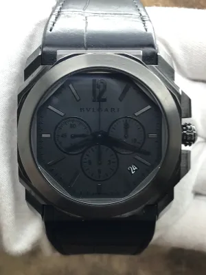Bulgari Octo 103027 Black Dial Automatic Men's Watch