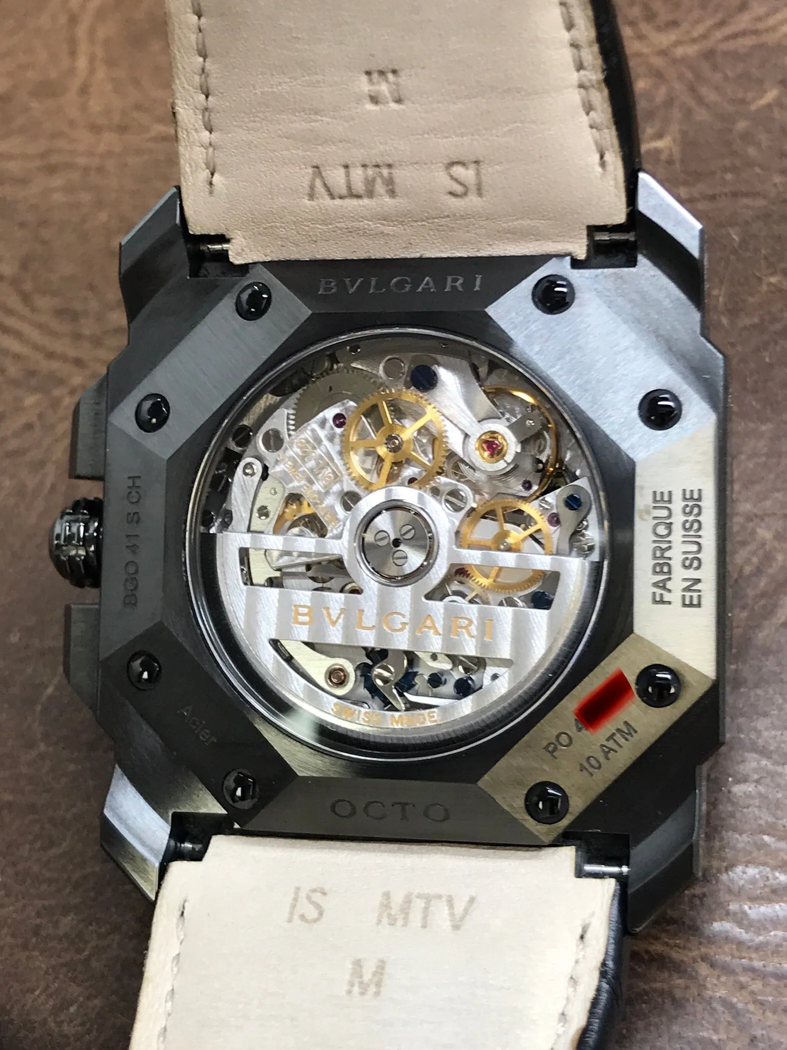 Bulgari Octo 103027 Black Dial Automatic Men's Watch
