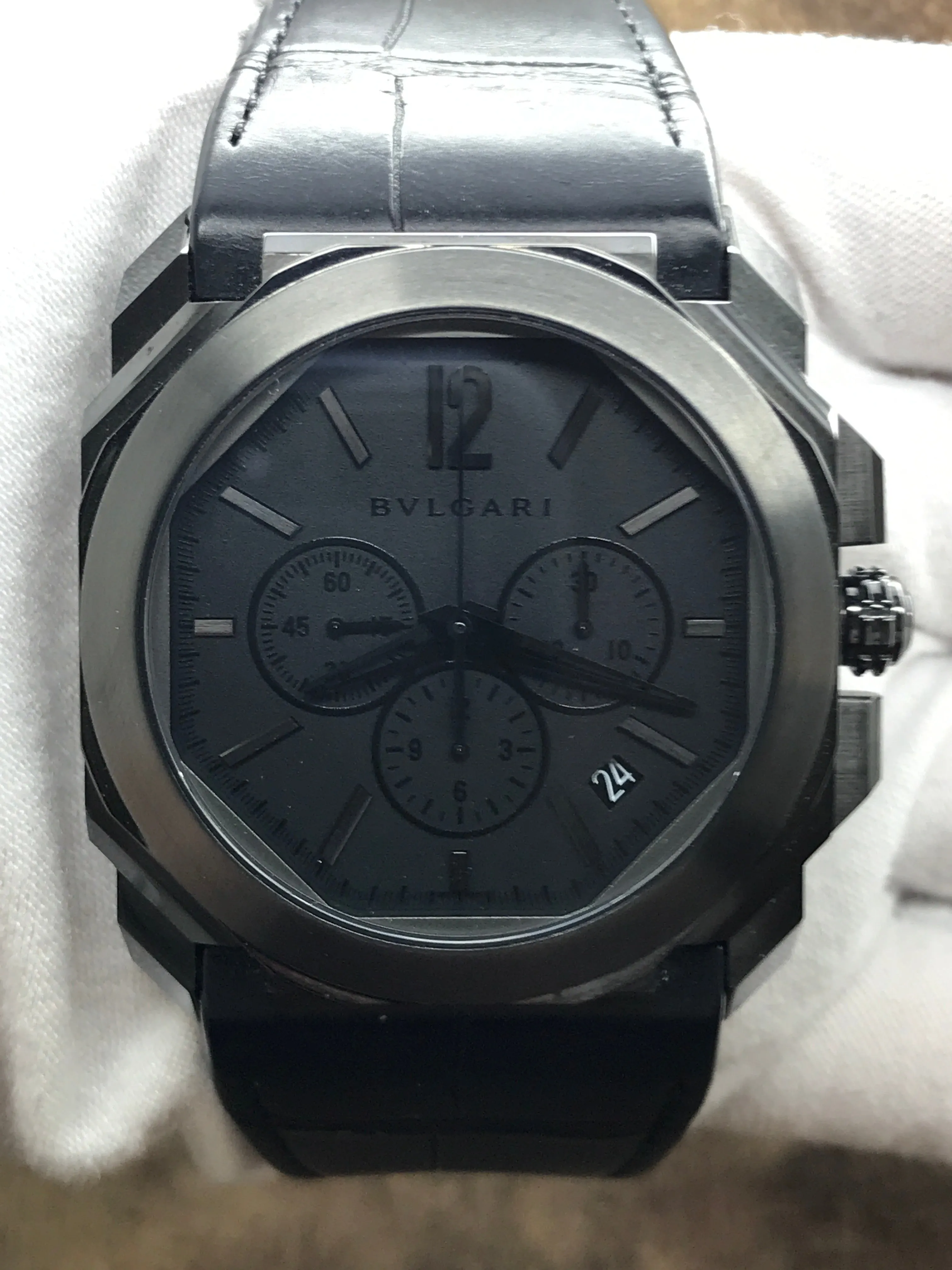 Bulgari Octo 103027 Black Dial Automatic Men's Watch