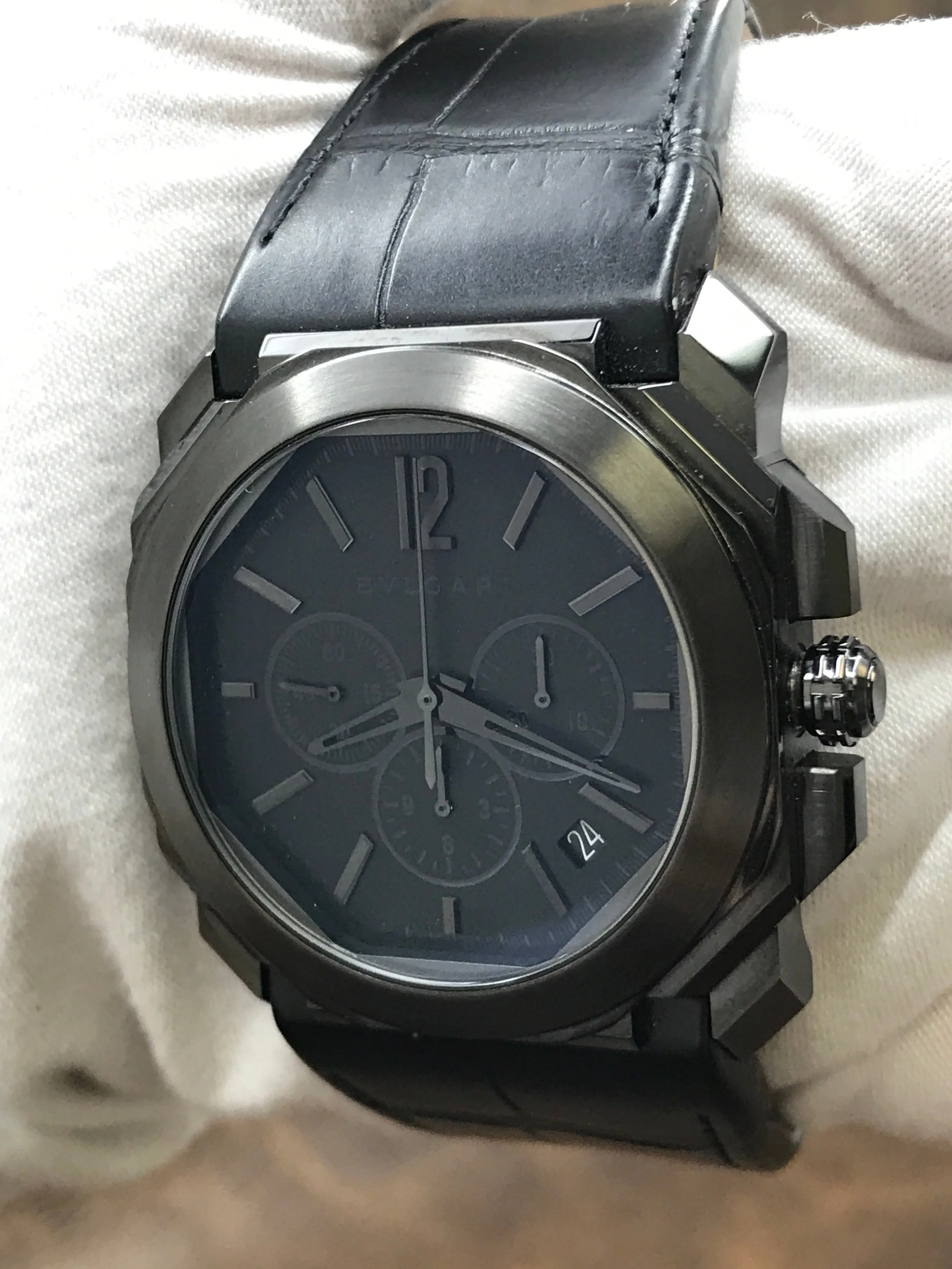 Bulgari Octo 103027 Black Dial Automatic Men's Watch