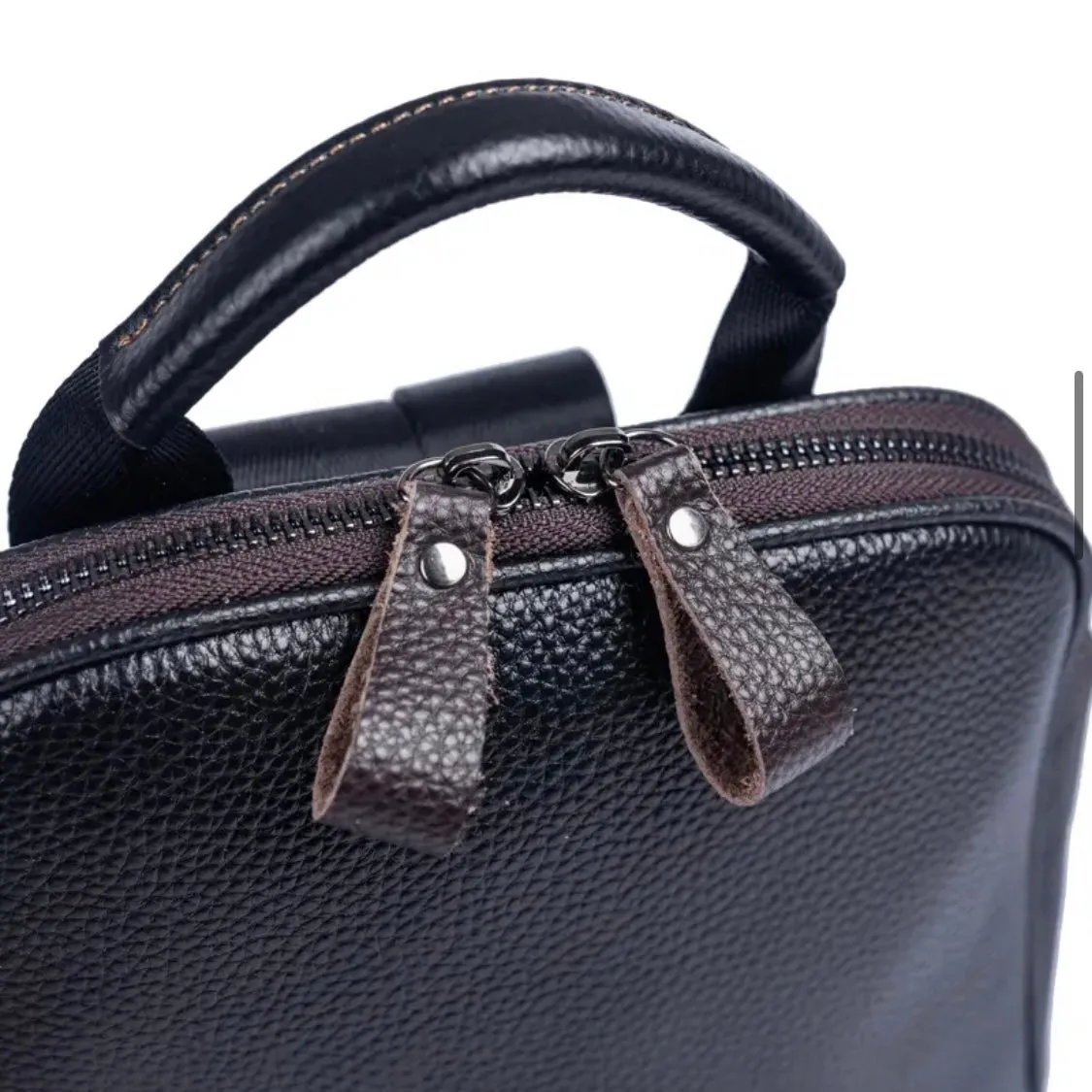 Butterfly Dahlia Genuine Leather Backpack