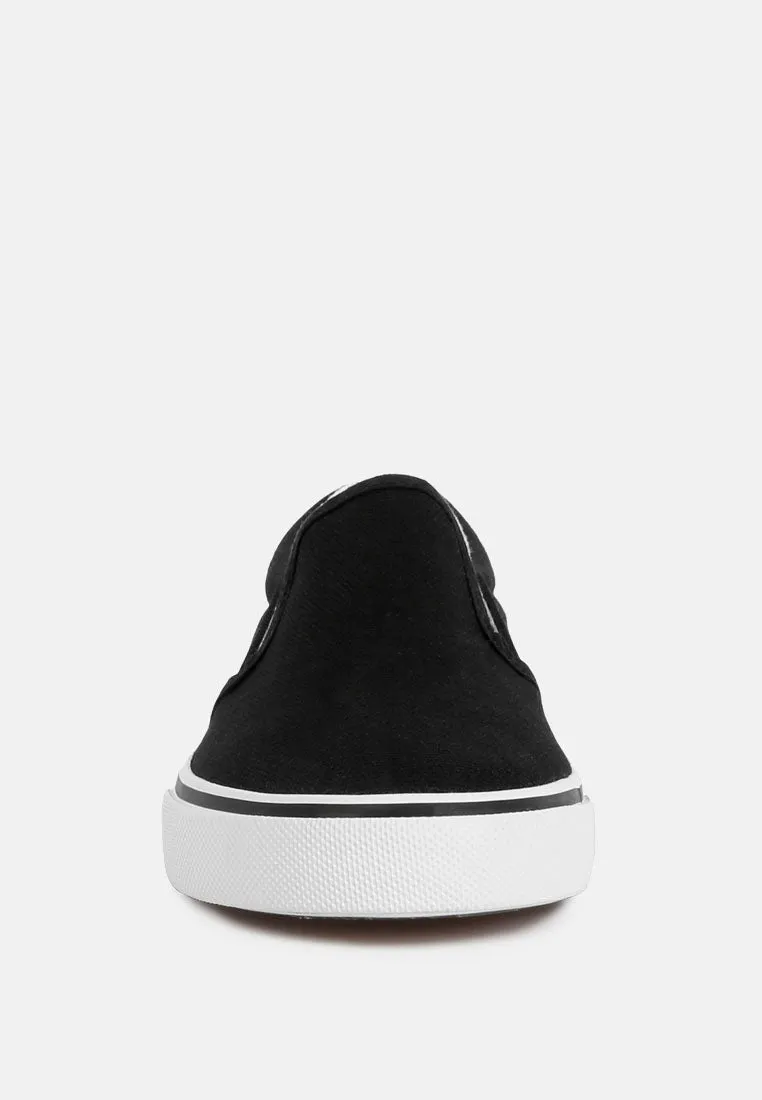 Canvas Slip On Sneakers For Kids