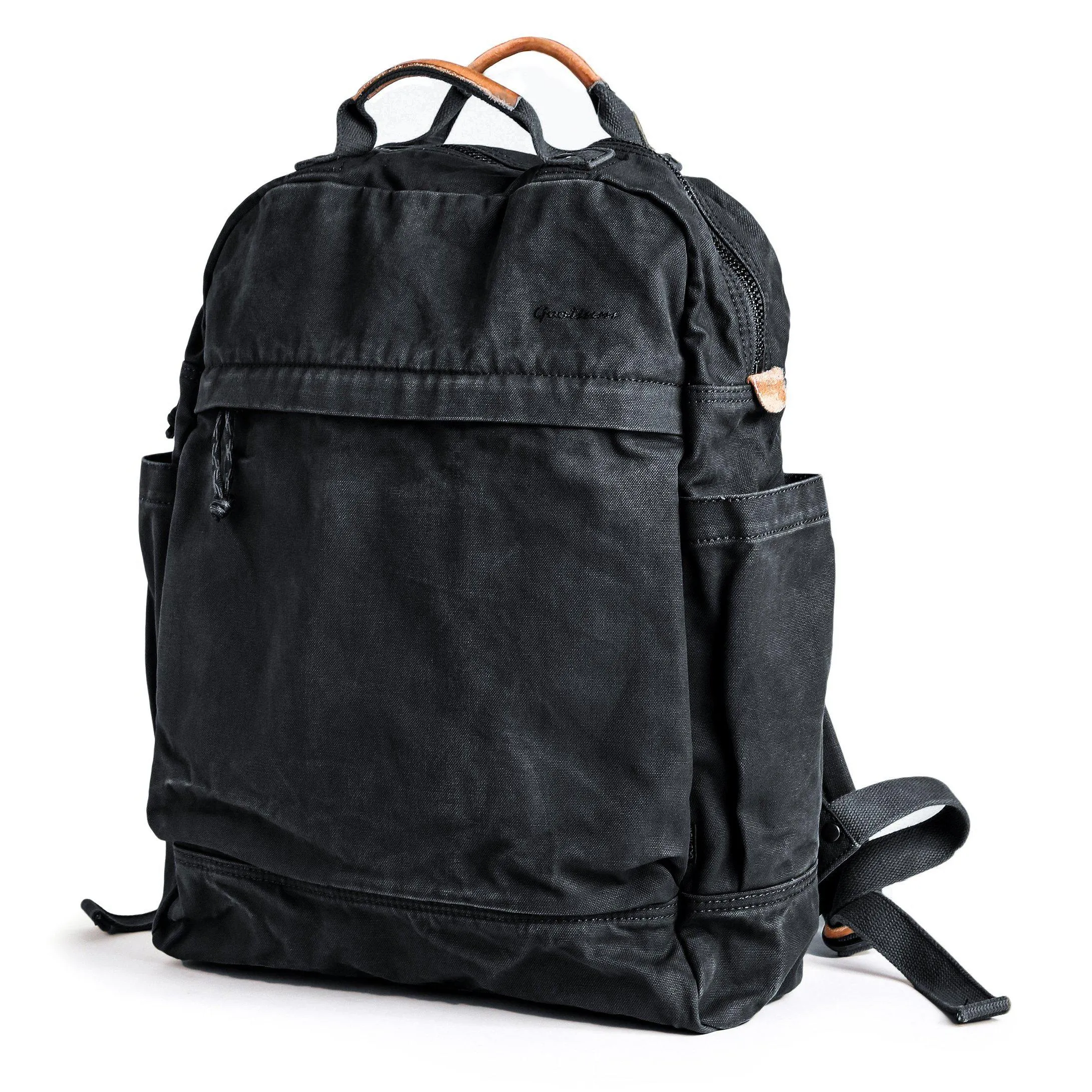Canvas Zippered Backpack #G2001