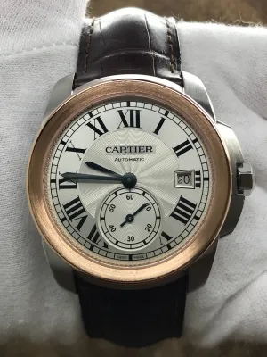 Cartier Calibre de Cartier W2CA0002 Silver Dial Automatic Men's Watch