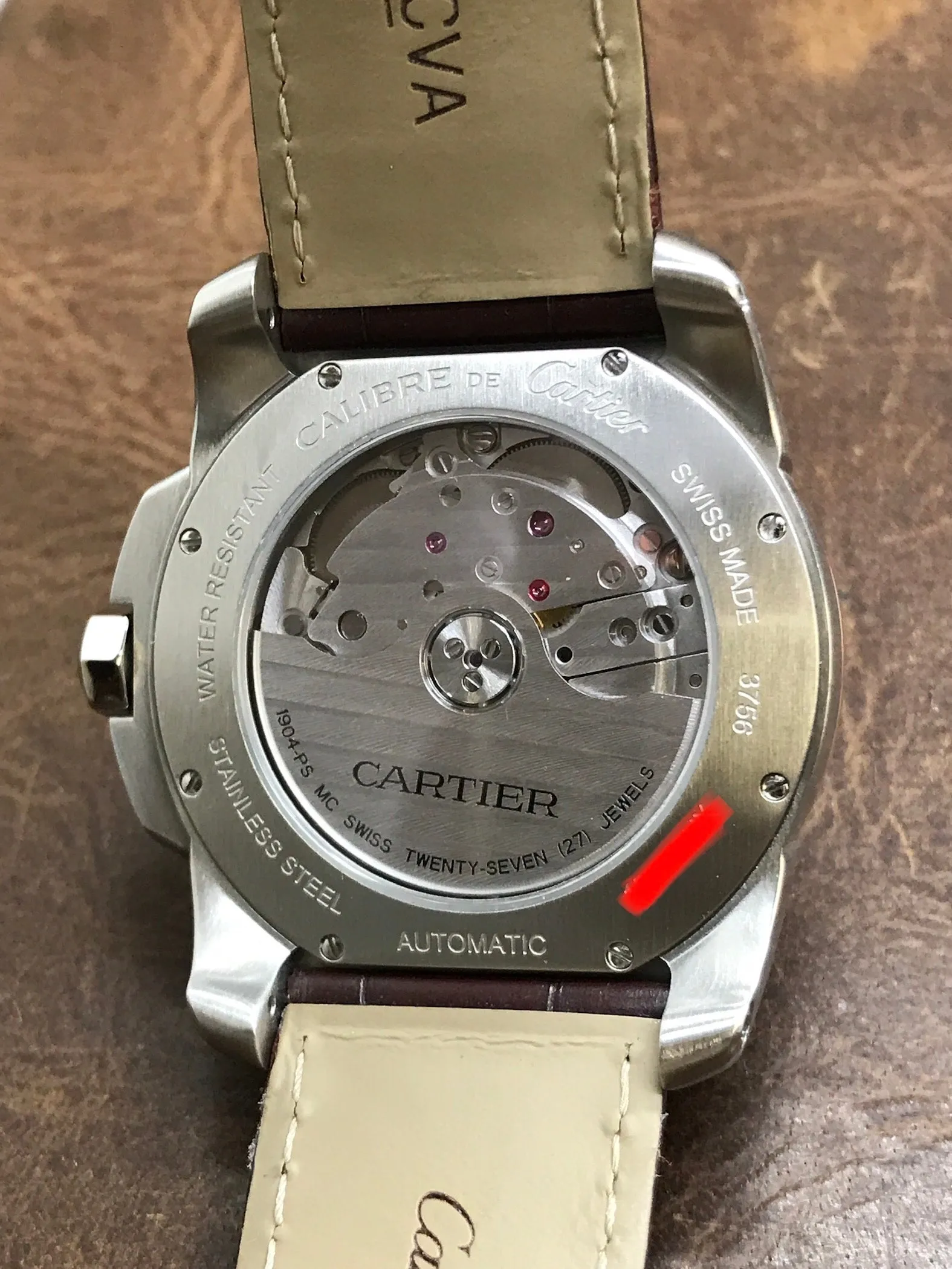 Cartier Calibre de Cartier W2CA0002 Silver Dial Automatic Men's Watch