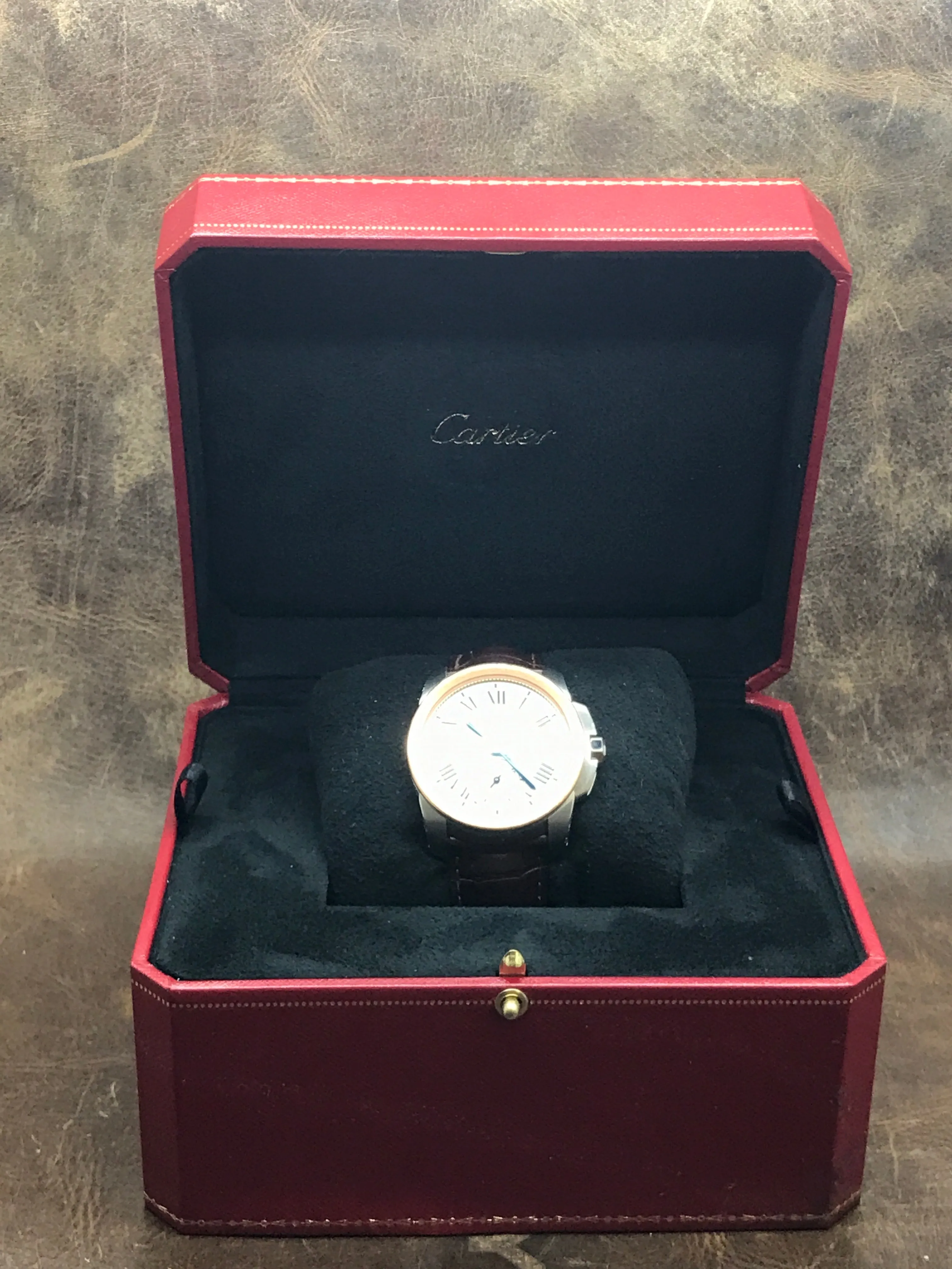 Cartier Calibre de Cartier W2CA0002 Silver Dial Automatic Men's Watch