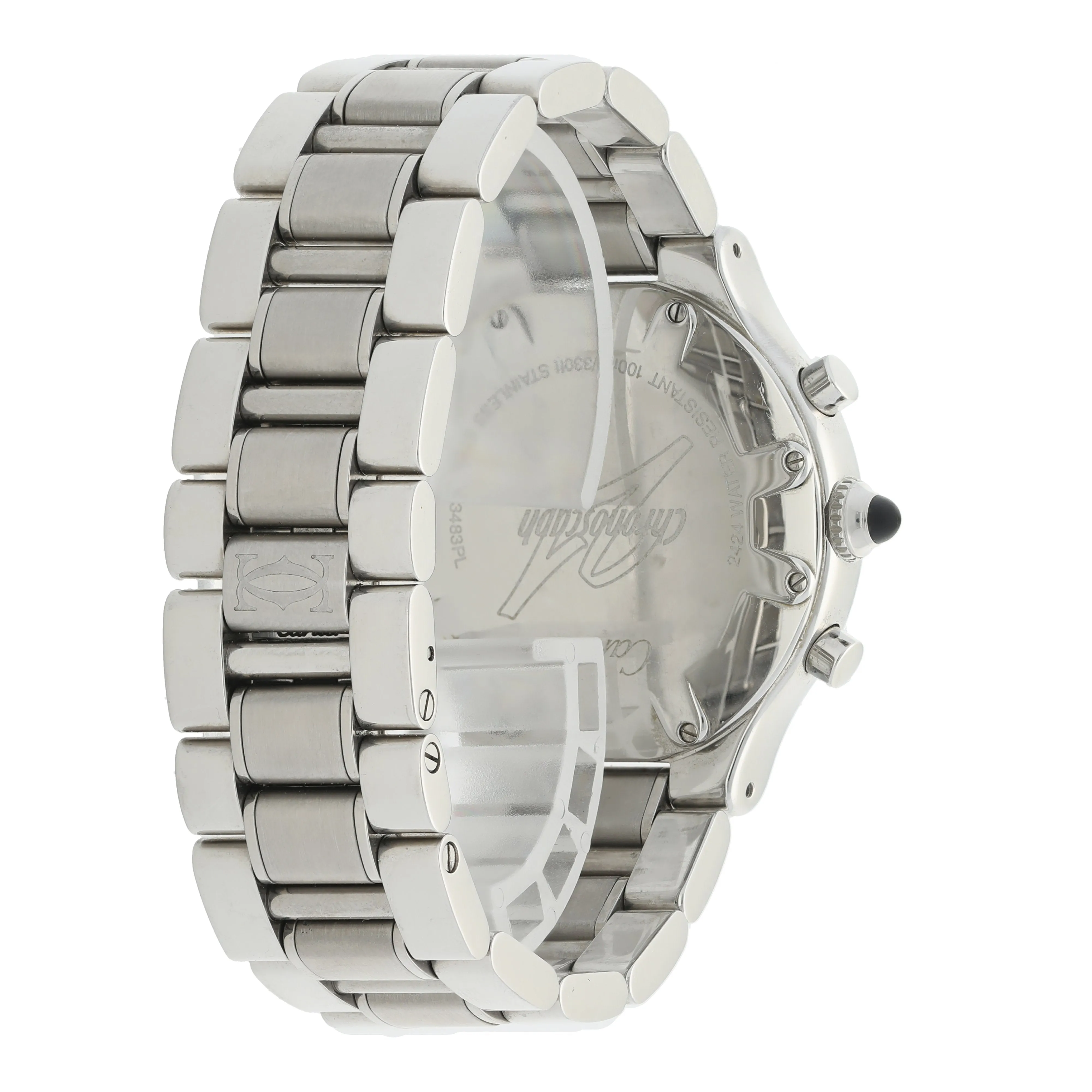 Cartier Must 21 Chronoscaph 2424 Mens Watch Box & Papers
