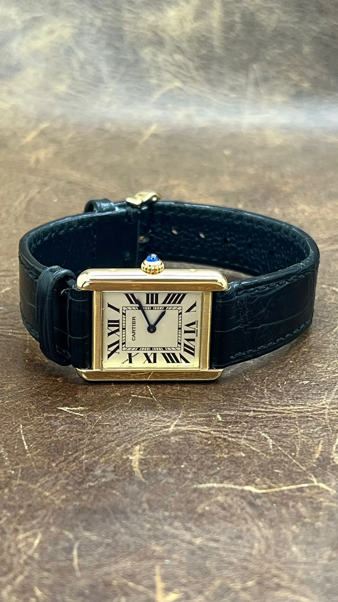 Cartier Tank Solo W5200002 Silver Roman Dial Quartz Women's Watch