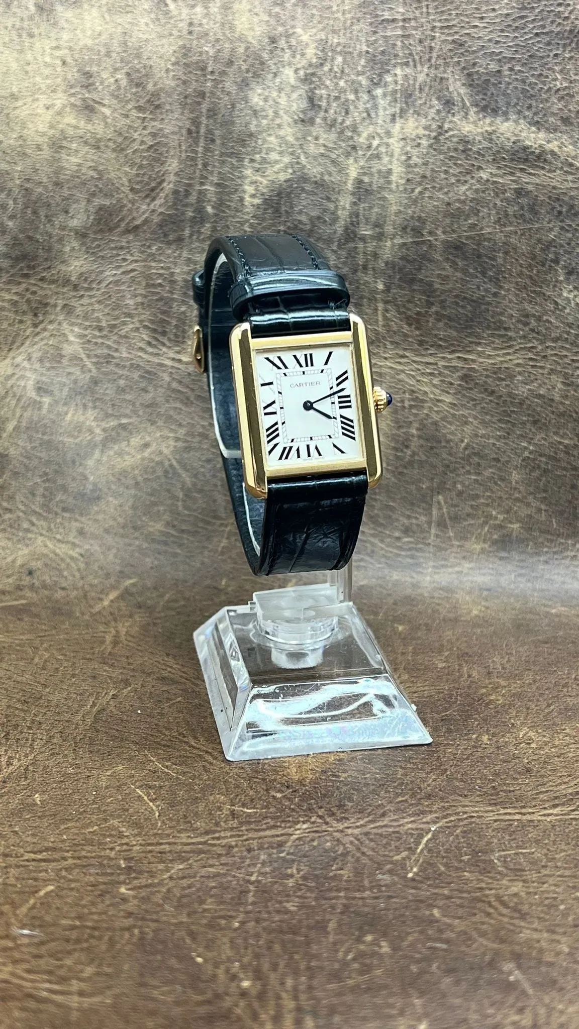 Cartier Tank Solo W5200002 Silver Roman Dial Quartz Women's Watch