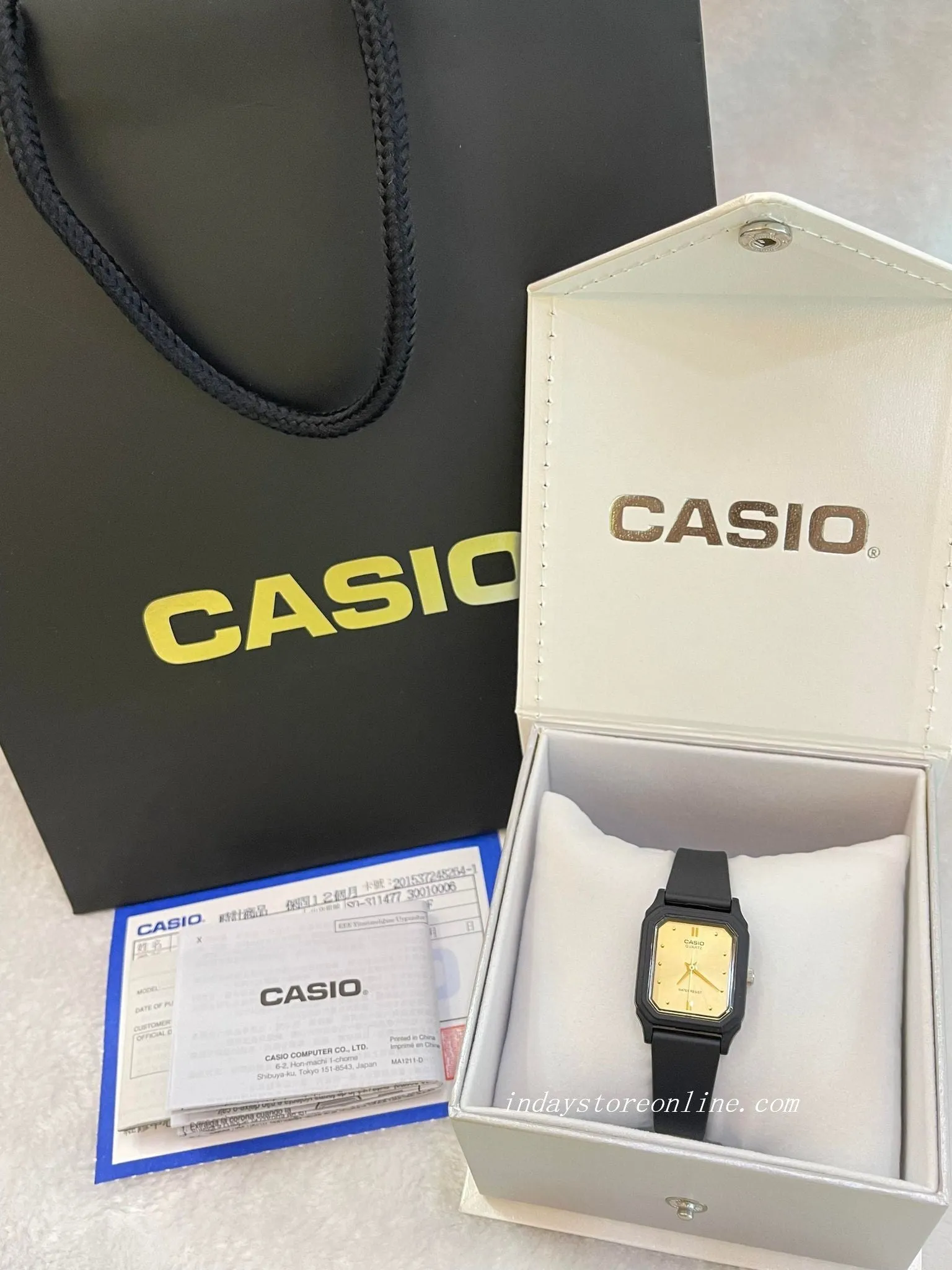 Casio Analog Women's Watch LQ-142E-9A Analog Resin Band Resin Glass Water Resistance
