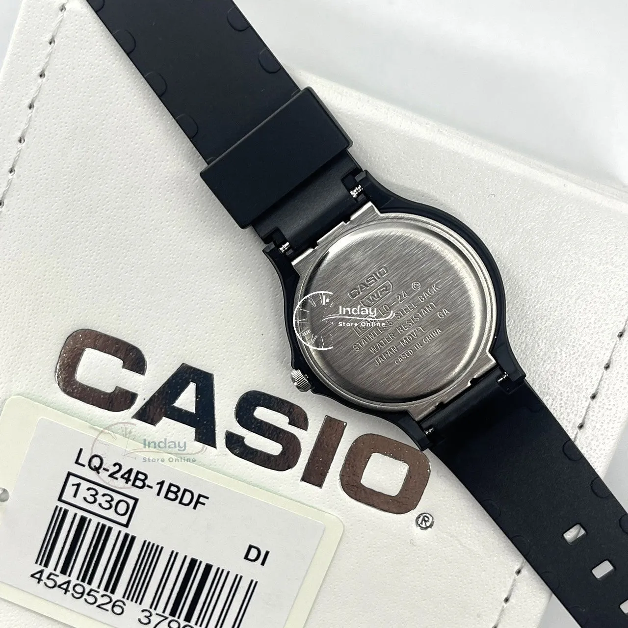 Casio Analog Women's Watch LQ-24B-1B Bio-based Resin Glass Resin Band