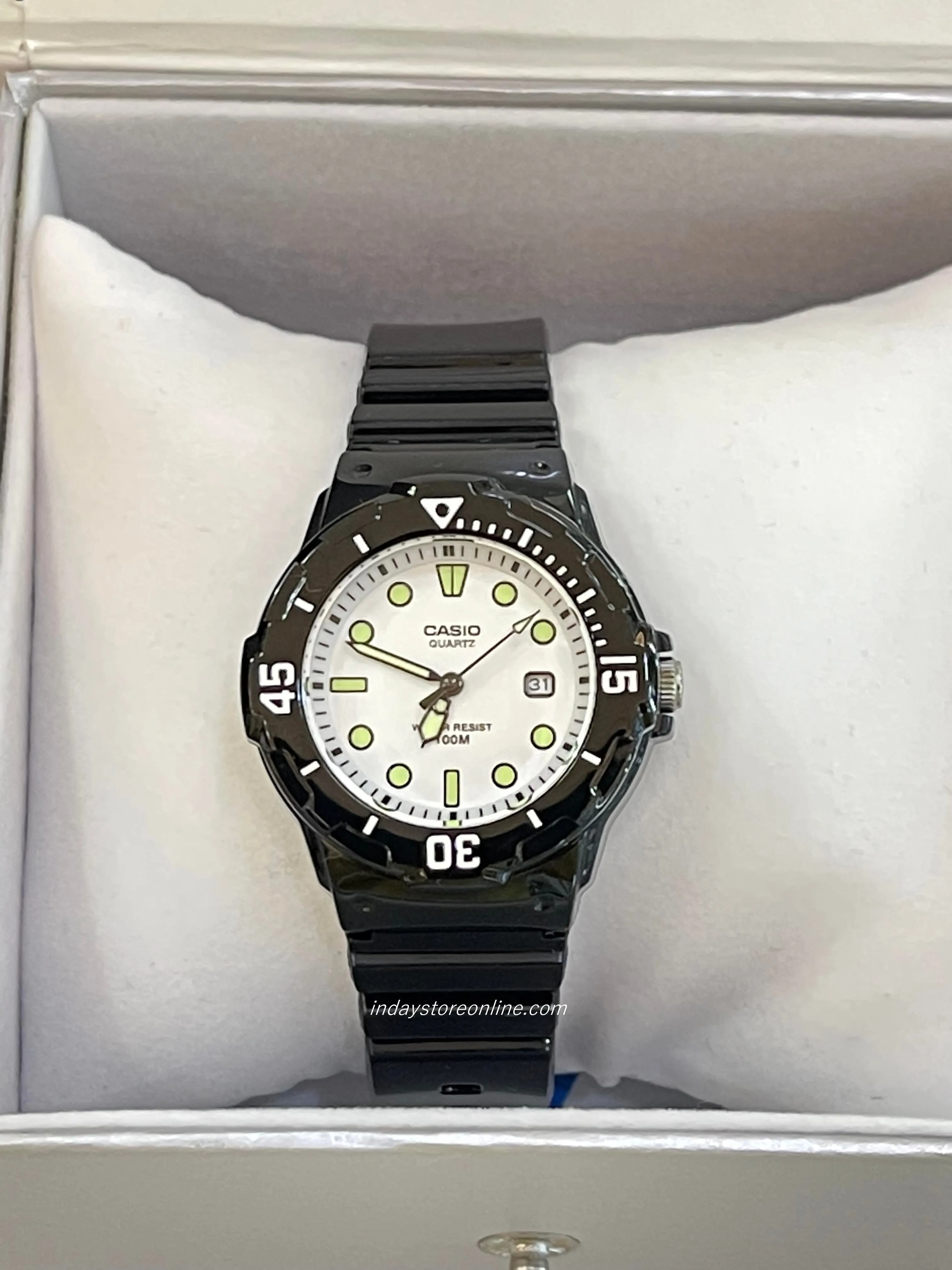 Casio Analog Women's Watch LRW-200H-7E1 Analog Resin Band Resin Glass Water Resistance