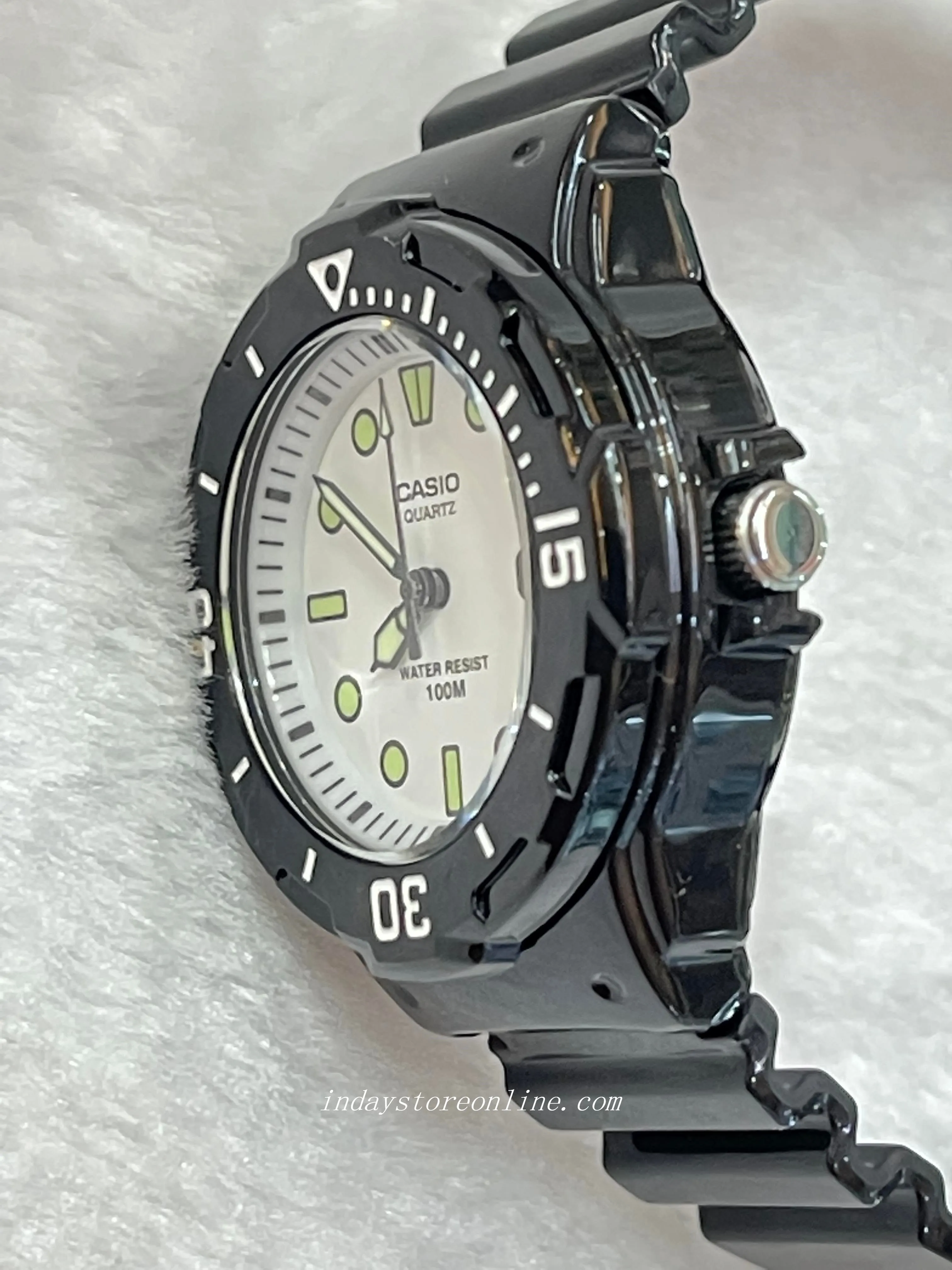 Casio Analog Women's Watch LRW-200H-7E1 Analog Resin Band Resin Glass Water Resistance