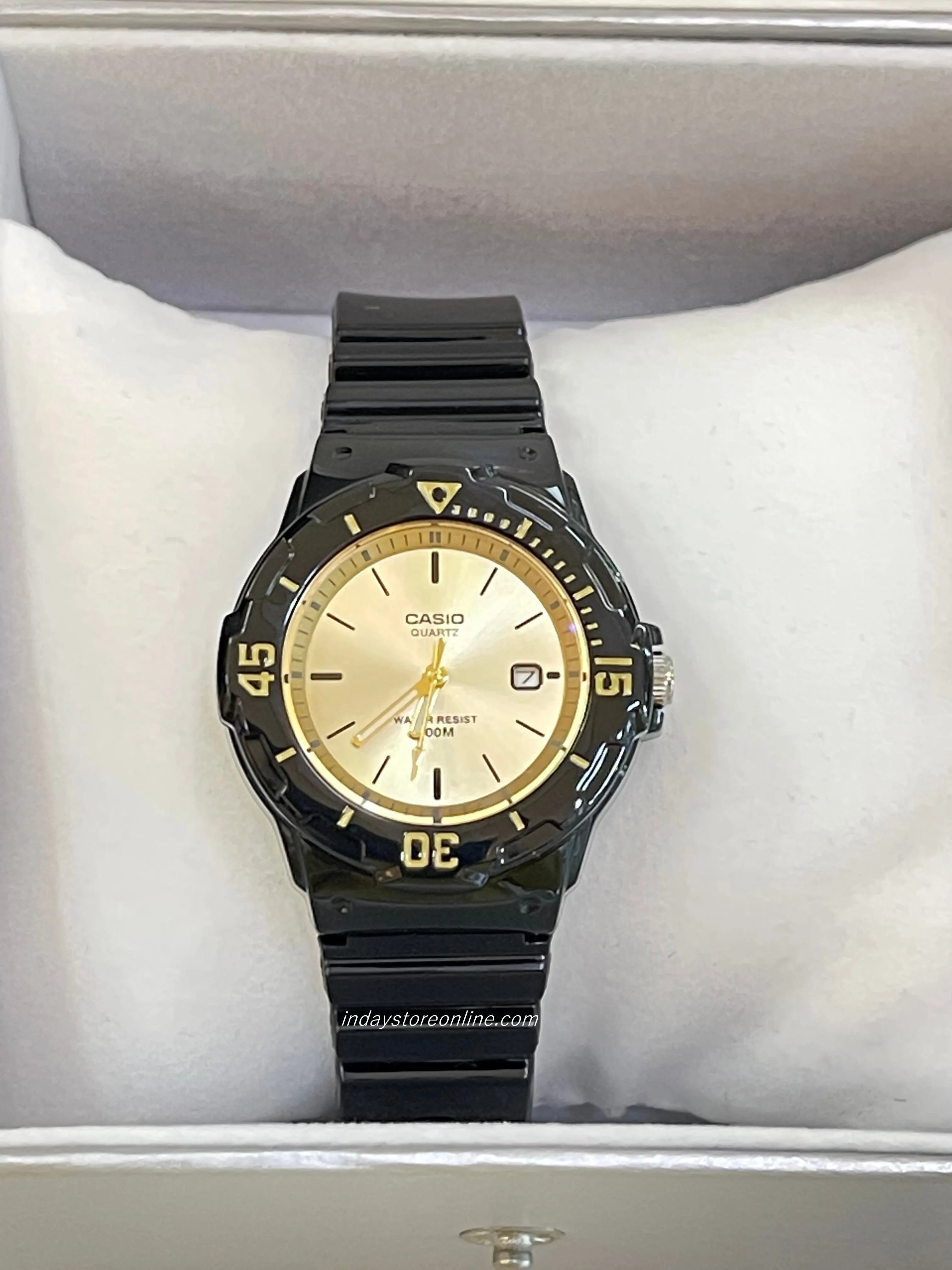 Casio Analog Women's Watch LRW-200H-9E Analog Resin Band Resin Glass Water Resistance