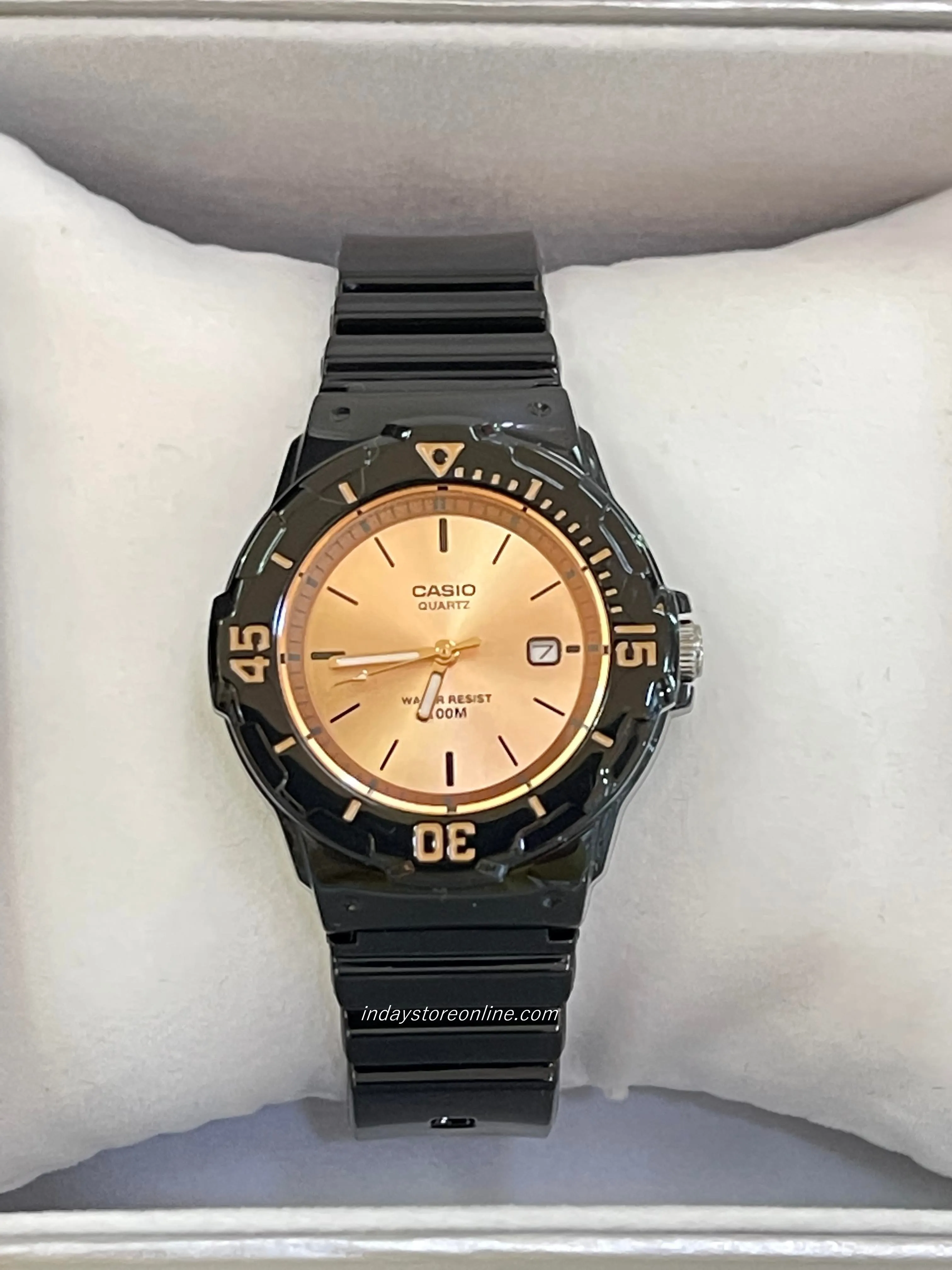 Casio Analog Women's Watch LRW-200H-9E2 Analog Resin Band Resin Glass Water Resistance