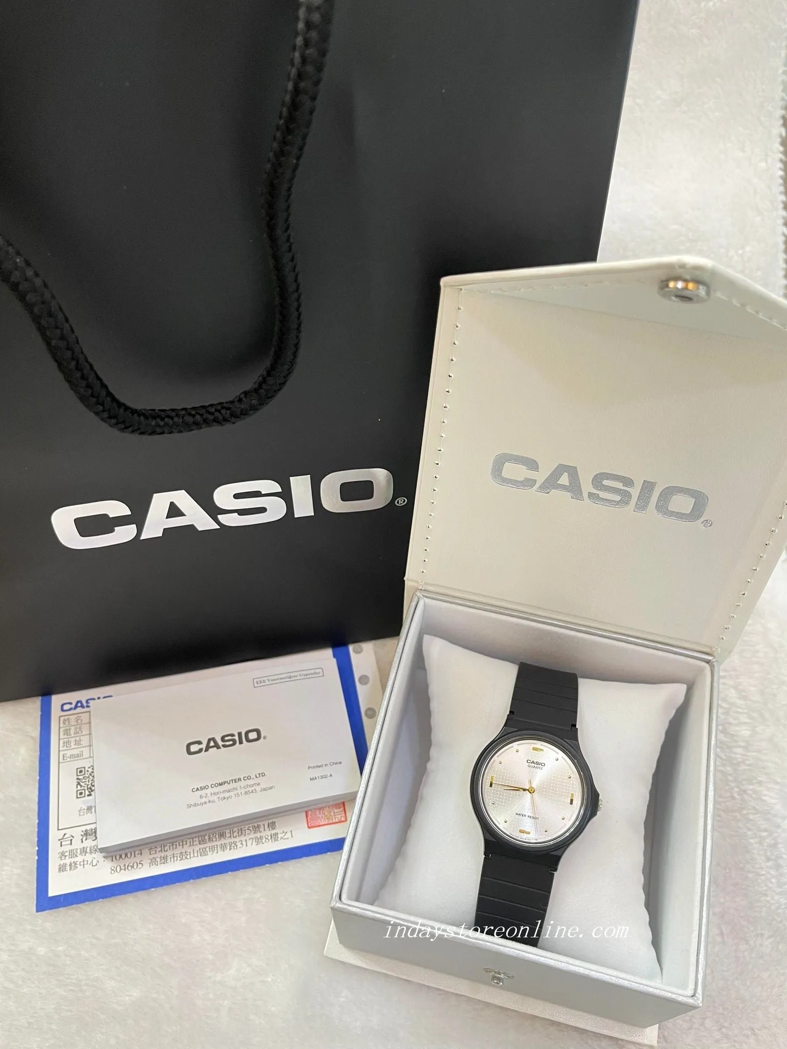 Casio Analog Women's Watch MQ-76-7A1 Analog Resin Band Water Resistant Resin Glass