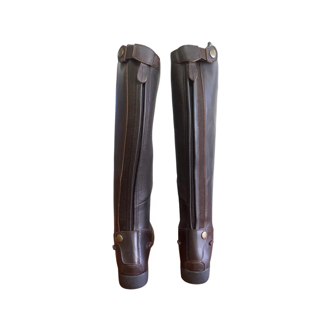 Cavalier Leather Tall Boots Brown