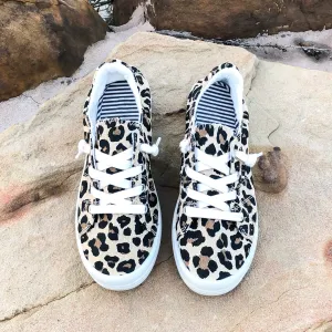 Chloe Leopard-Print Slip-On Sneakers