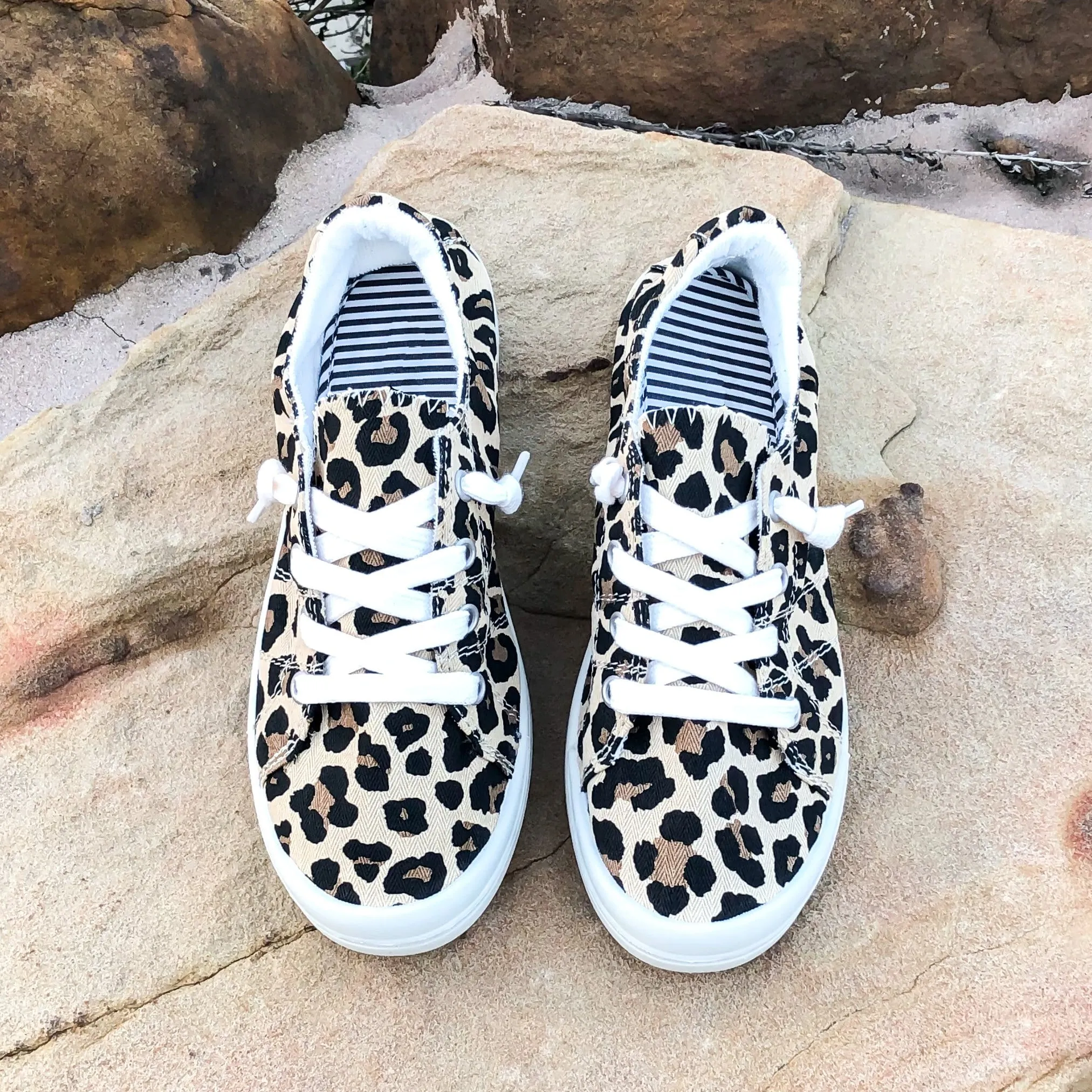 Chloe Leopard-Print Slip-On Sneakers