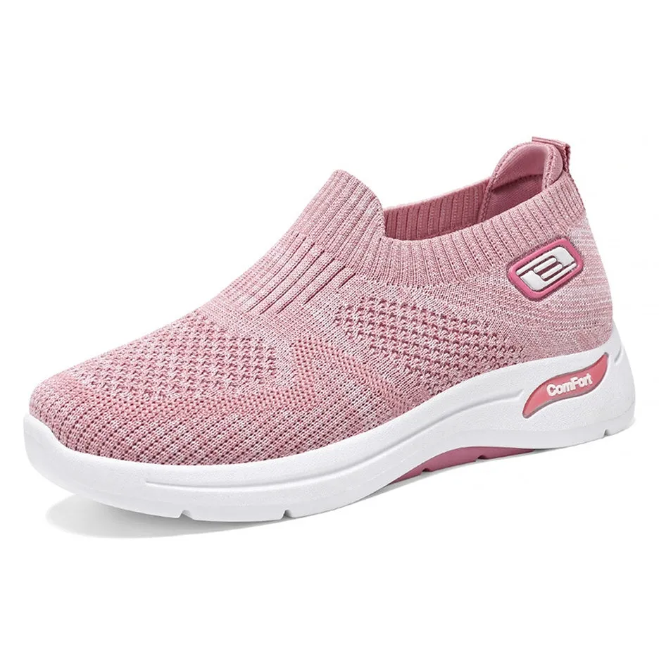 Classic and Breathable Women's Slip-On Sneakers for Everyday Wear