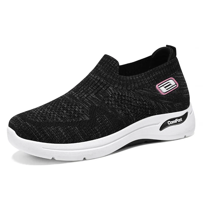 Classic and Breathable Women's Slip-On Sneakers for Everyday Wear