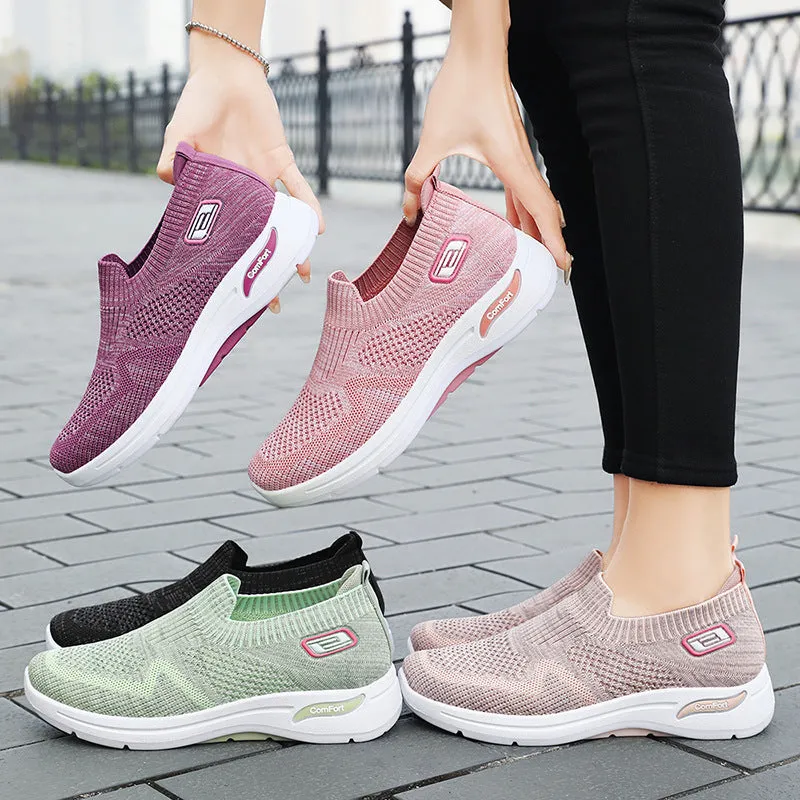 Classic and Breathable Women's Slip-On Sneakers for Everyday Wear