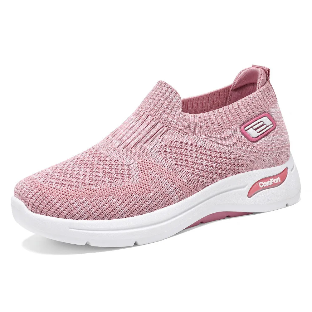 Classic and Breathable Women's Slip-On Sneakers for Everyday Wear