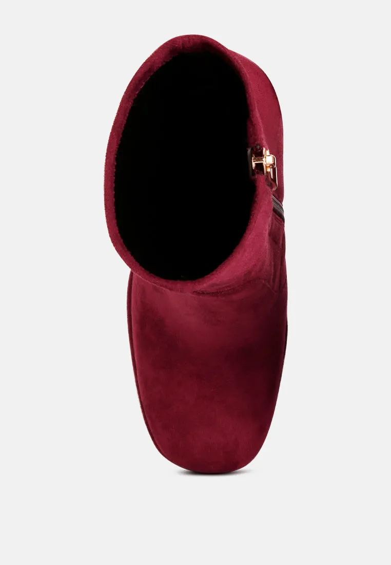 Clubbing High Heele Platform Ankle Boots By Ruw