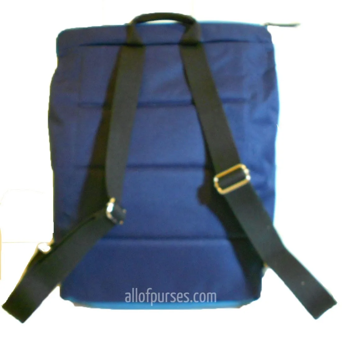 Color block Canvas School Backpack blanc blue navy Laptop tablet Sport Bag