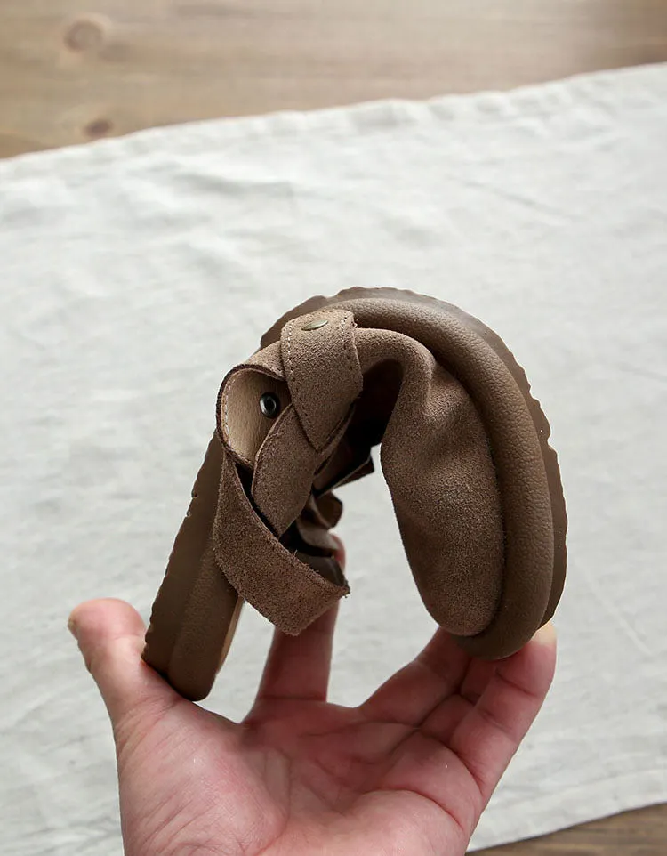 Comfortable Wide Toe Box Suede Clogs Slippers