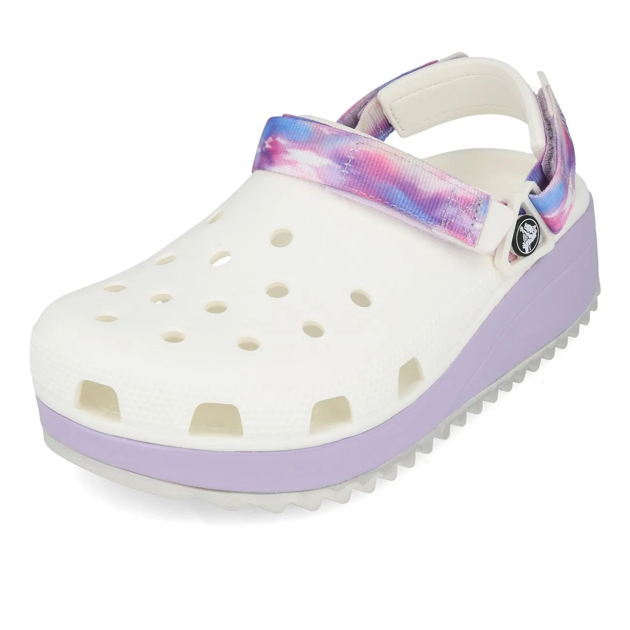 Crocs Classic Hiker Dream Clog White Lavender