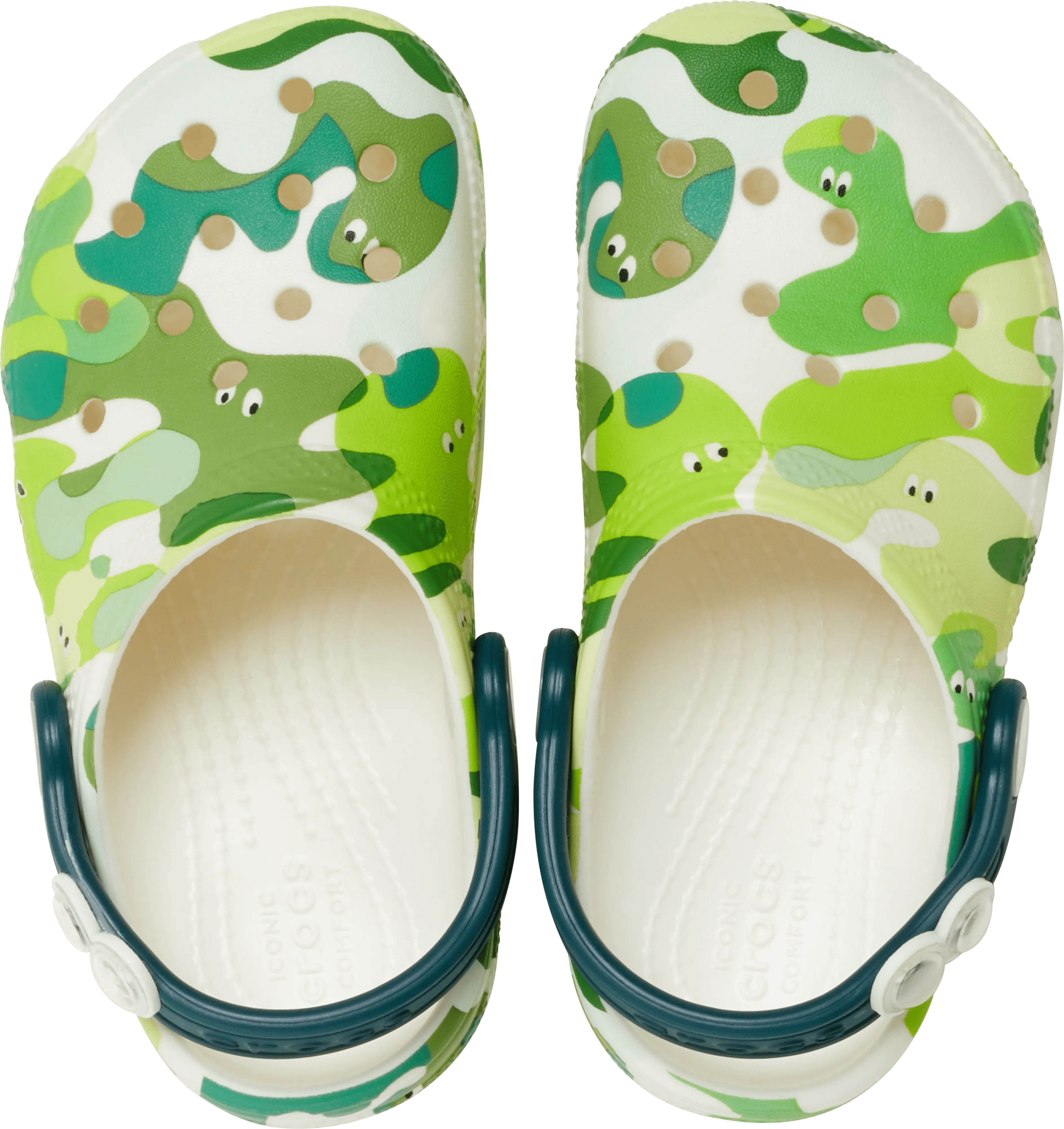 Crocs Classic Toddlers Glow Slime Monsters - Glow Green