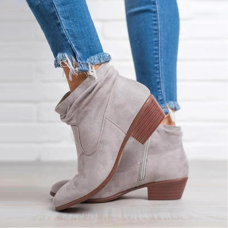 Damen Lässige Elegante Stiefeletten